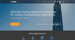 Desktop Screenshot of kotlinlang.org