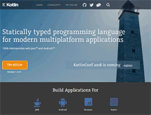 Tablet Screenshot of kotlinlang.org